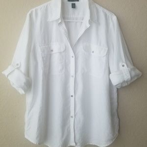 Lauren Ralph Lauren Tops - Lauren Ralph Lauren white top Lauren Ralph Lauren Tops - Lauren Ralph Lauren white top